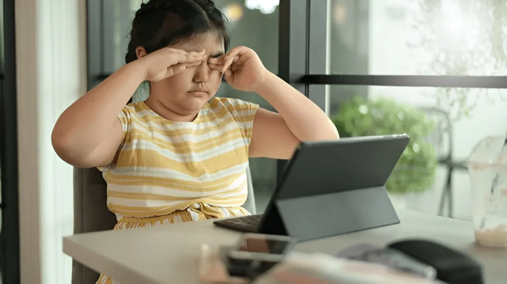 How screen time affects children’s eyesight